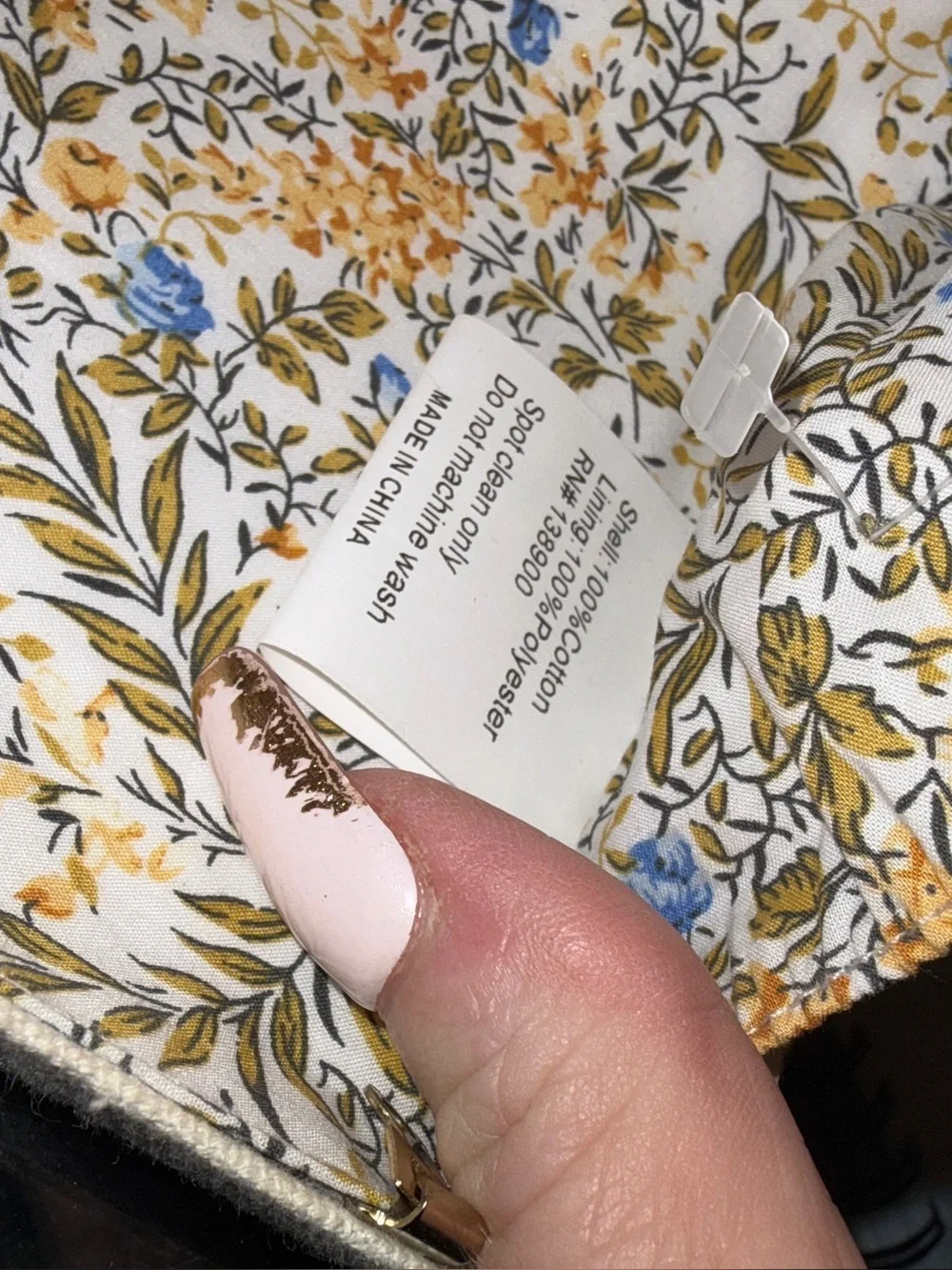New “Bridal” in Gold Embroidered Linen Box Clutch with Floral Lining